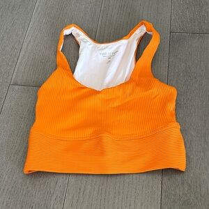 Year of Ours Bright Orange Sports Bra XS